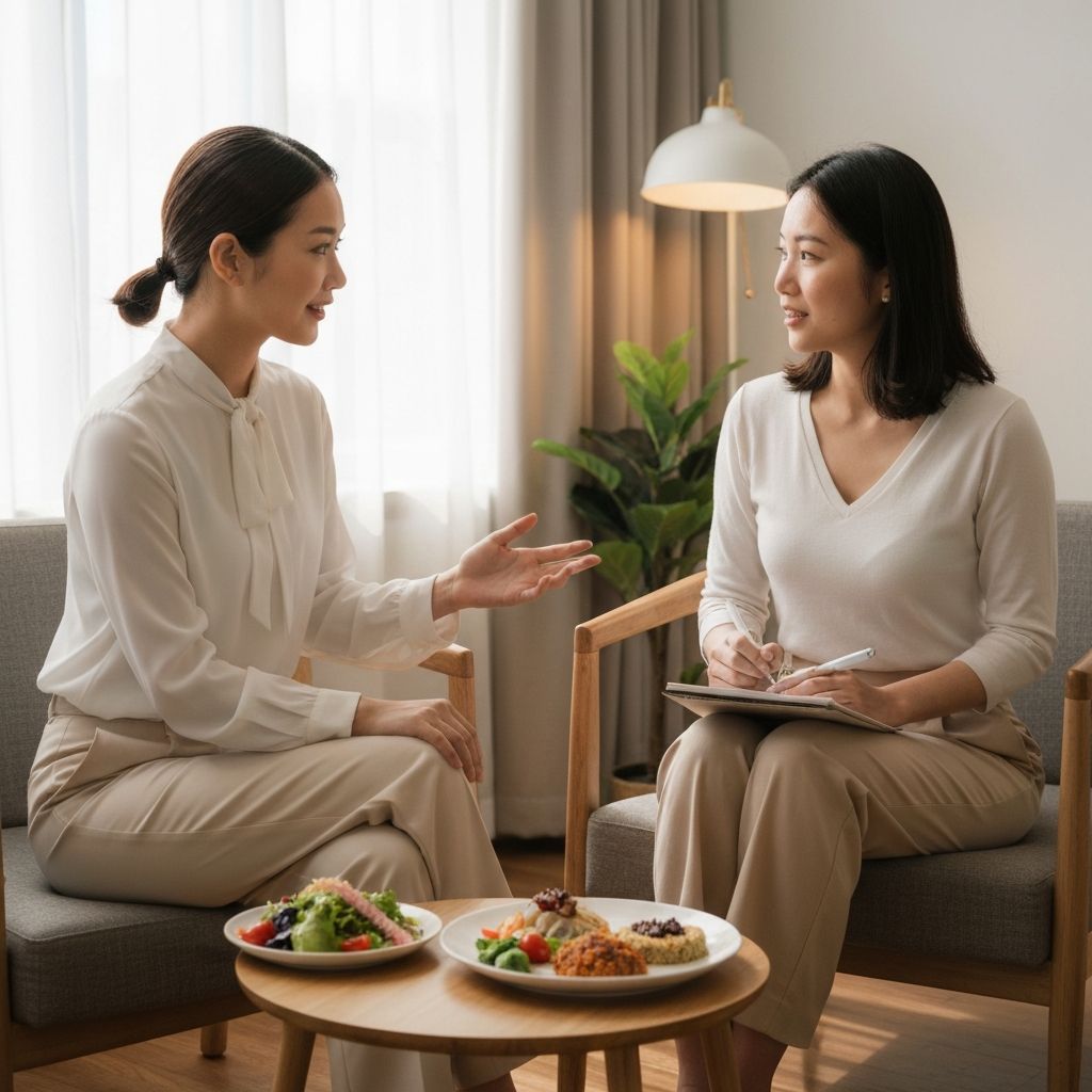 One-on-one nutrition consultation